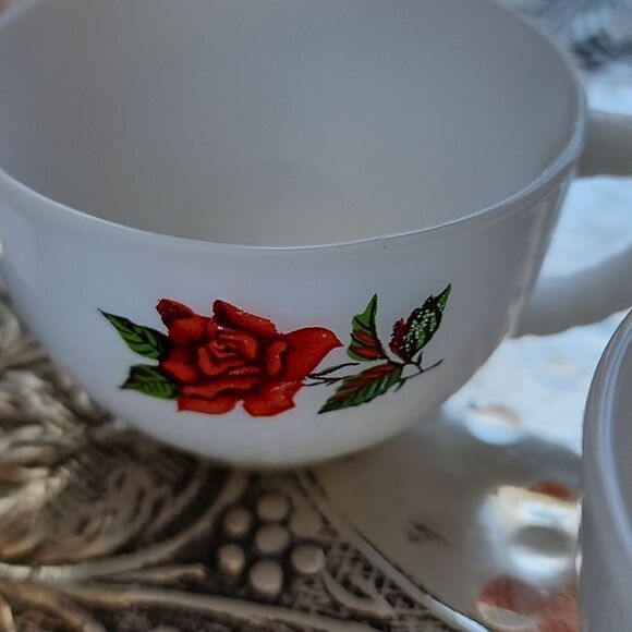 Vintage Federal Punch Teacups Set Of 3 - Picture 3 of 14